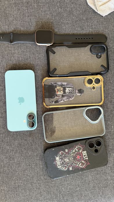 Комплект iPhone 16 128GB + Apple Watch Series 6