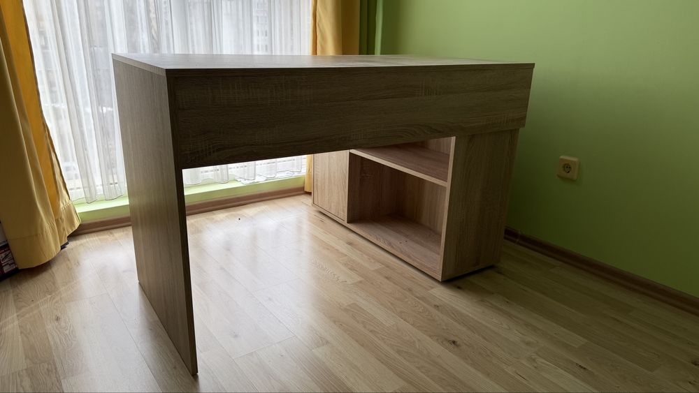 Ъглово бюро, цвят: дъб Сонома