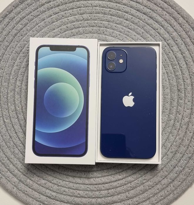 iPhone 12 Blue, 64 GB, liber de retea, in stare foarte buna