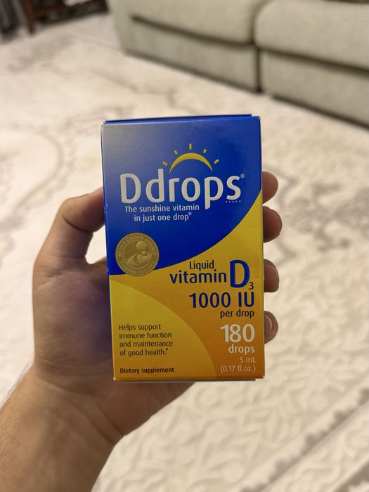 Ddrops usa vitamin d3 1000iu 5ml. По самой дешевой цене