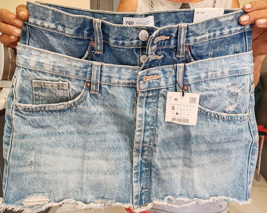 Vând fusta de blugi de la zara