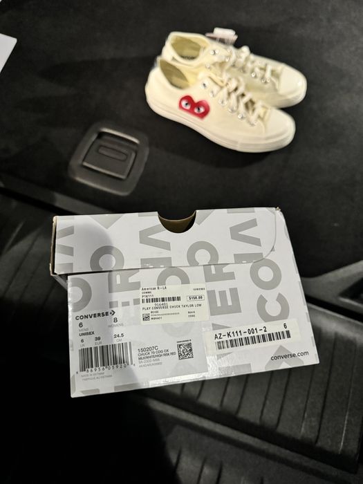 Comme de garçons play converse