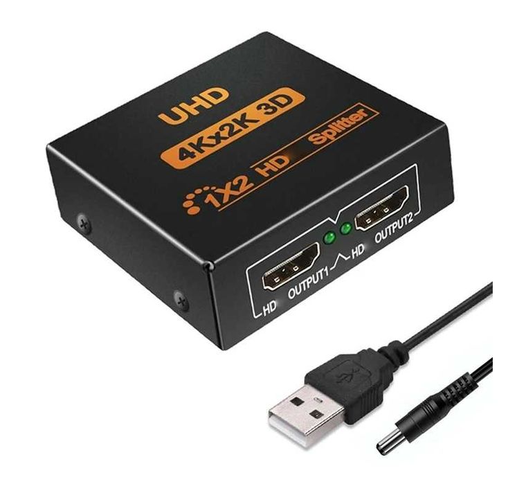 HDMI 1 to 2 Splitter 4K