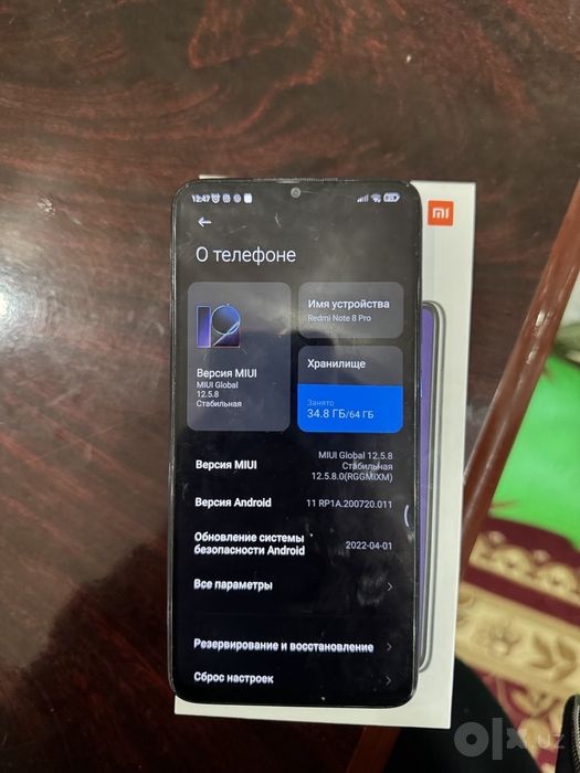Redmi note 8 pro 6/64gb 4G