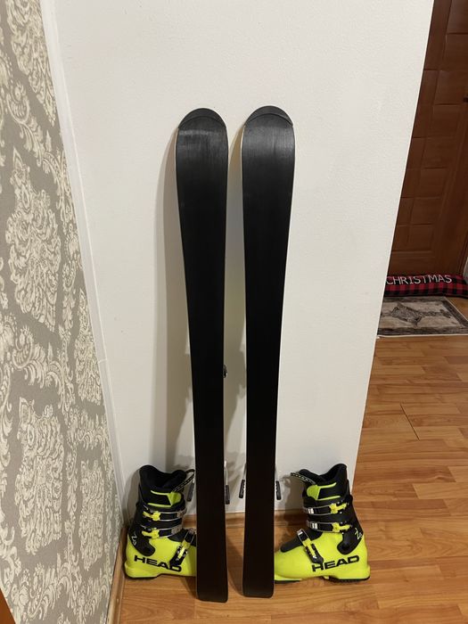 Schiuri copii 120 cm fischer cu clapari set