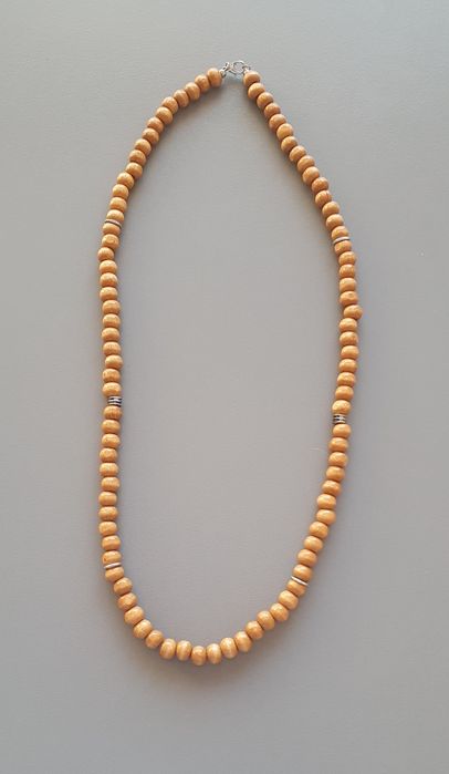 Мъжки гердан и гривна от дървени мъниста