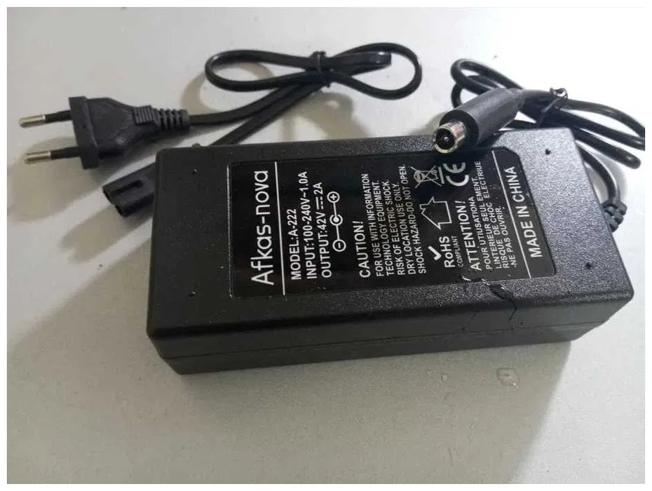 качественная зарядка на самокат 42v 2A и 3А