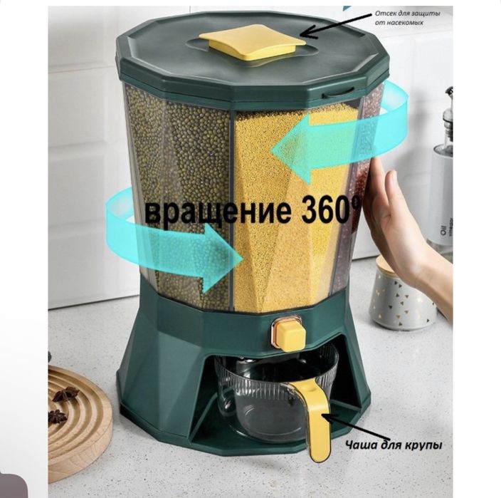 Диспенсер/хранение для сыпучих