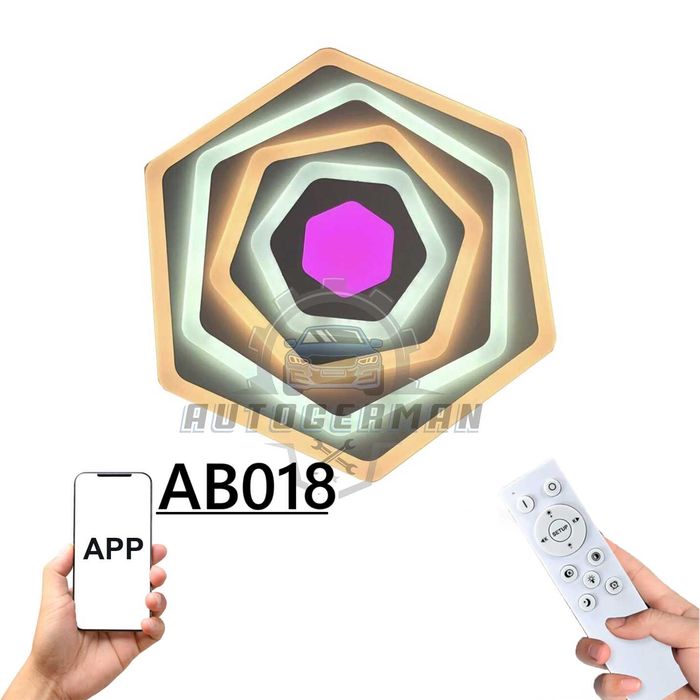 Осветление за Хол кухня 93W LED лампа дистанционно Дистанционно 220V