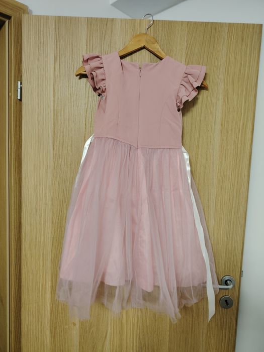 Rochie  roz model 9-10 ani