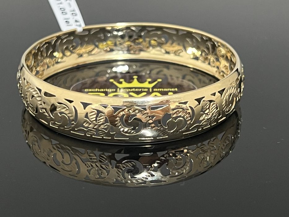 Bijuteria Royal CB : Bratara dama fixă aur 14K 585  10,47 gr
