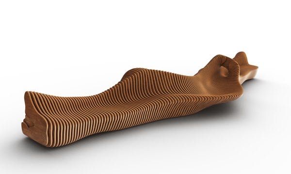 Параметрические 3Д стены и лавочки