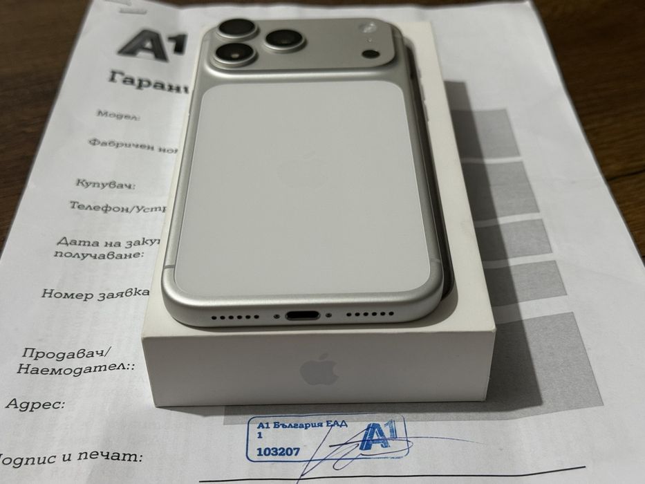 iPhone 17 Pro Max гаранция А1