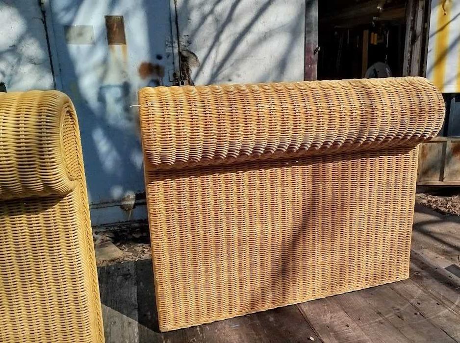 Странични облегалки от ратан за фотьойл или диван.
