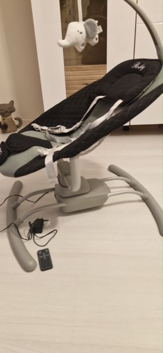 МОНИ Електрическа люлка - шезлонг ROCKY ЗЕЛЕНА