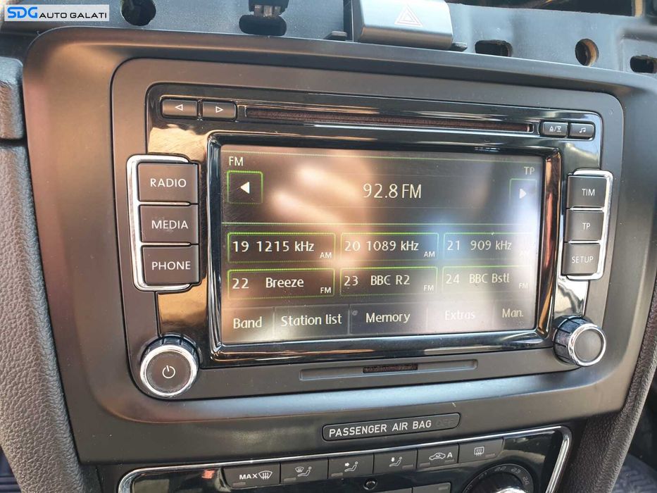 Radio CD Player Skoda Superb 2 2008 - 2013 Cod sdgrcsbss21 [AV1962]
