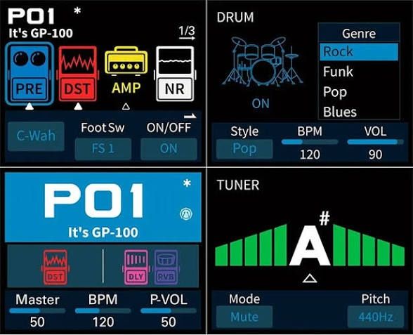 Гитарный процессор Valeton gp100
