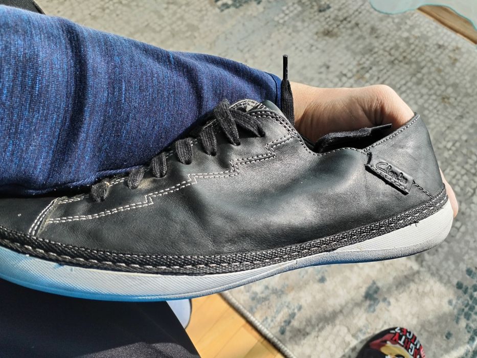 Мъжки кожени обувки Clarks н.45 UK.10