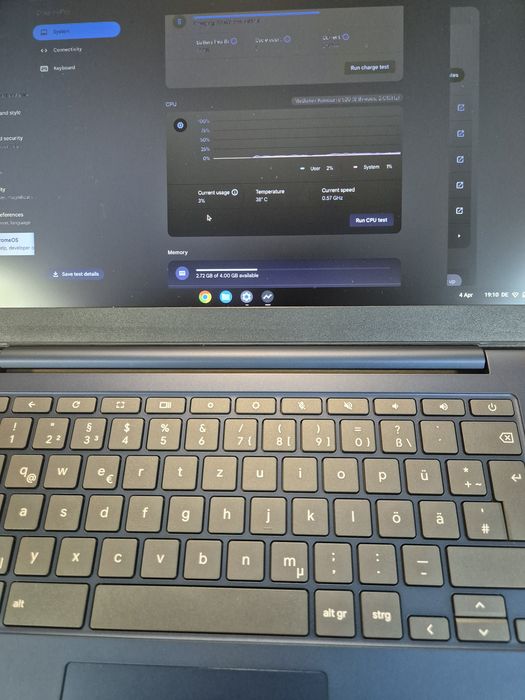 Laptop Lenovo IdeaPad Slim 3 Chromebook 14M868. Android . 4GB RAM / 128GB . Impecabil