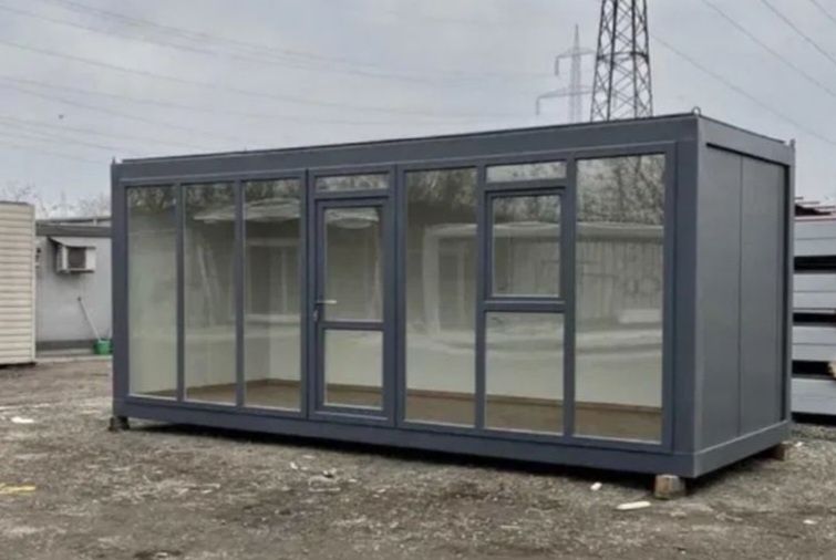 Vand container prezentare vitrina