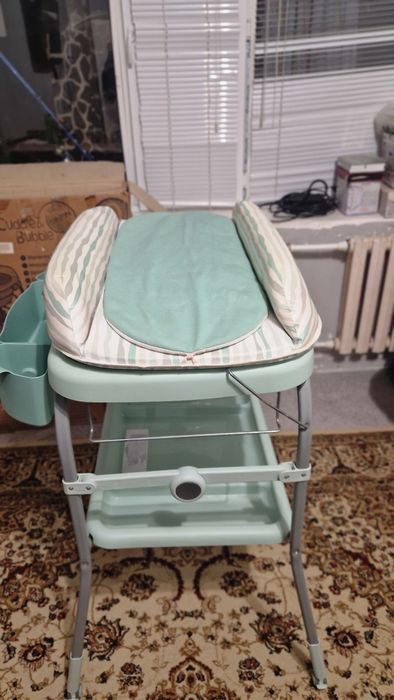 Ванночка с подставкой + манеж для малыша