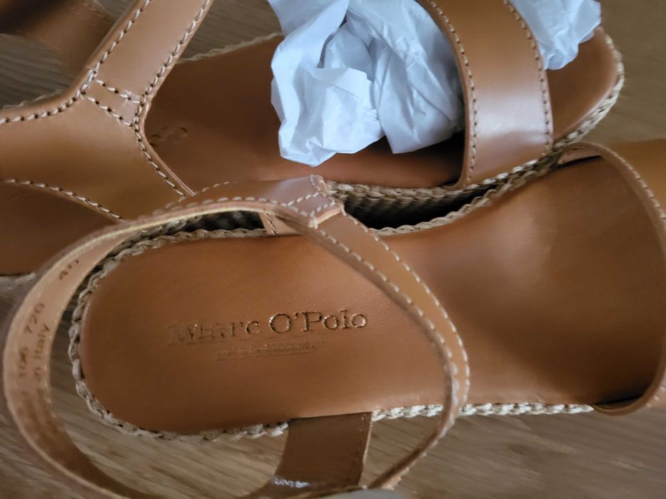 Сандали на  Marc O'Polo зелени и кафяви