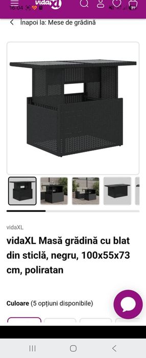 Vand set pentru terasa