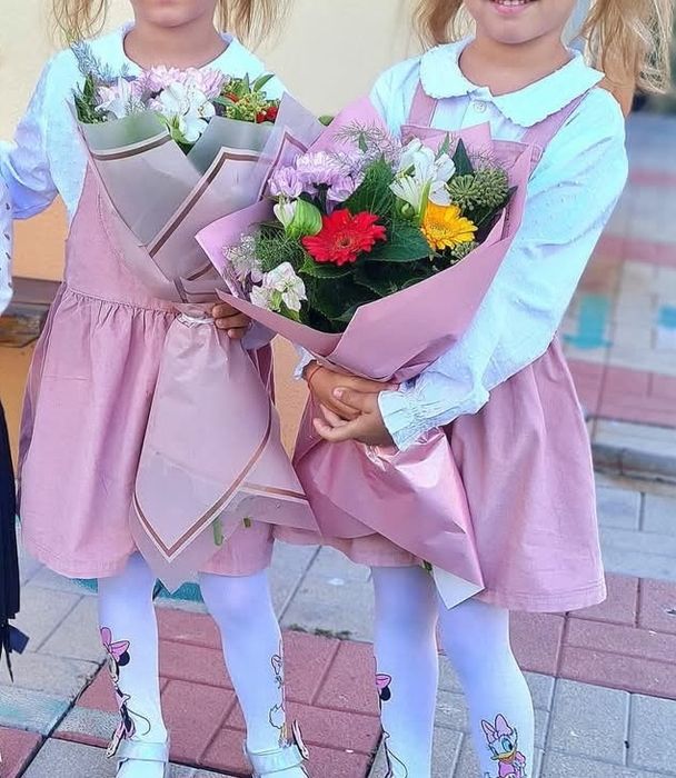 Sarafan rochie salopetă roz fete h&m toamnă mărimea 98 GEMENE