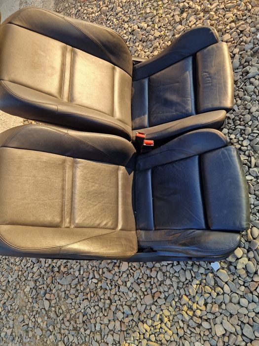 Scaune fata recaro m piele neagra cu incalzire bmw x5 e70 x6 e71