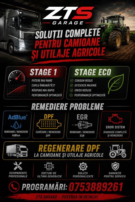 Solutii software remediere adblue dpf egr camioane utilaje auto