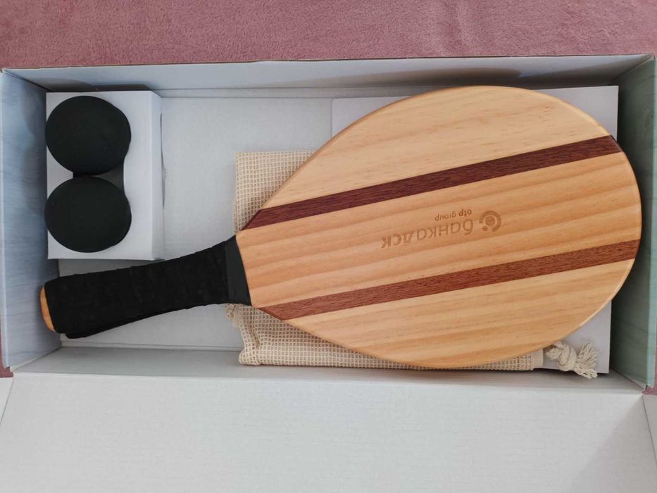 НОВ дървен тенис комплект ракетбол, Спиди- от 85 на 75лв!