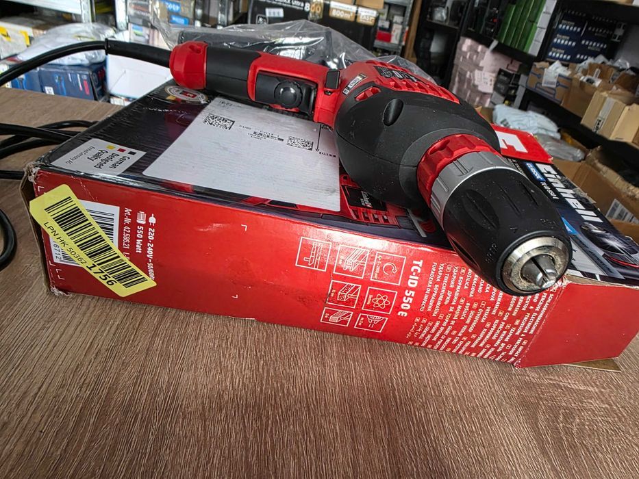 Einhell TC-ID 550 E - Masina de gaurit cu percutie, 550 W, mandrina rapida, 13 mm