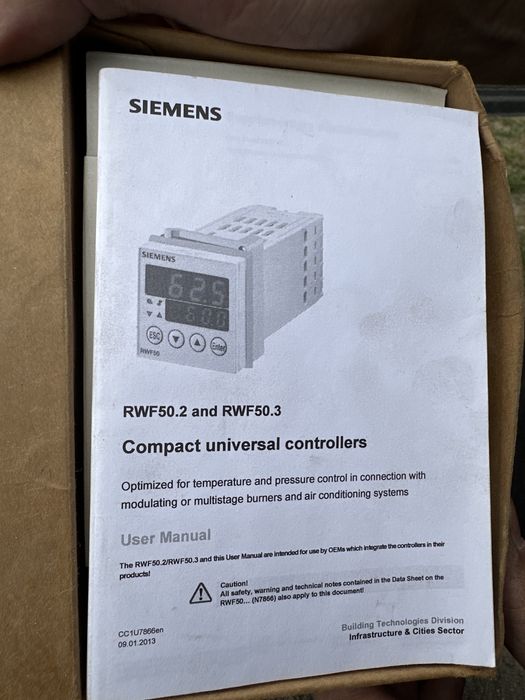 Siemens RWF 50.20A9 контроллер