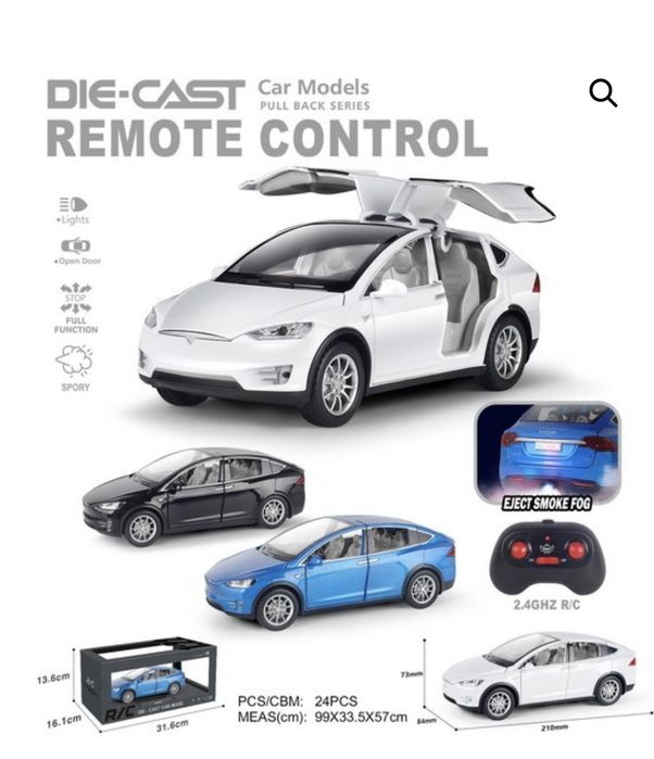 Machetă Tesla X Metalica