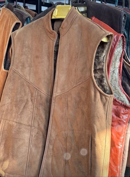 Супер теплая жилетка из натуральной овчины (Дубленка) | Ташкент