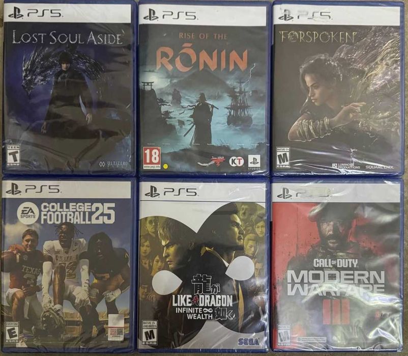 Playstation 5 games Диски игры