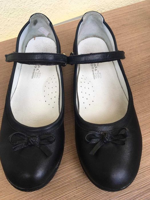 Pantofi ortopedici din piele, fete, marimea 33, Sibel Bebe