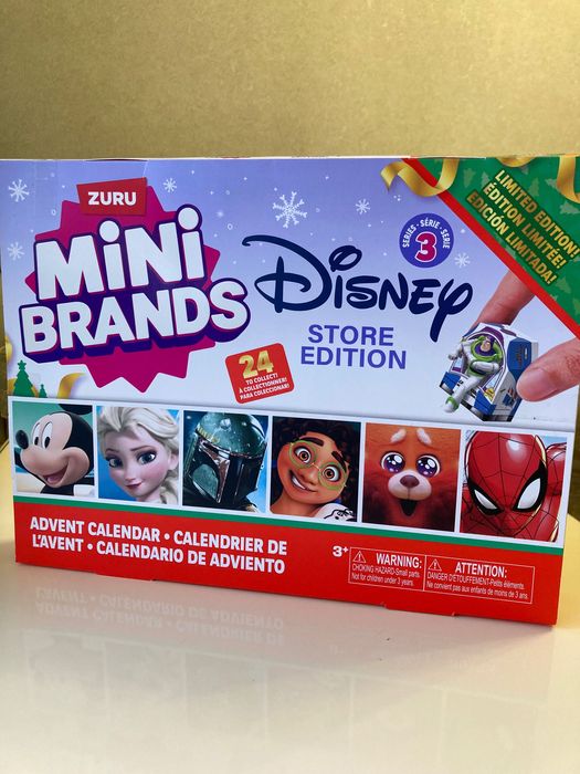 Mini brands адвент календарь из 24 окошек героев дисней