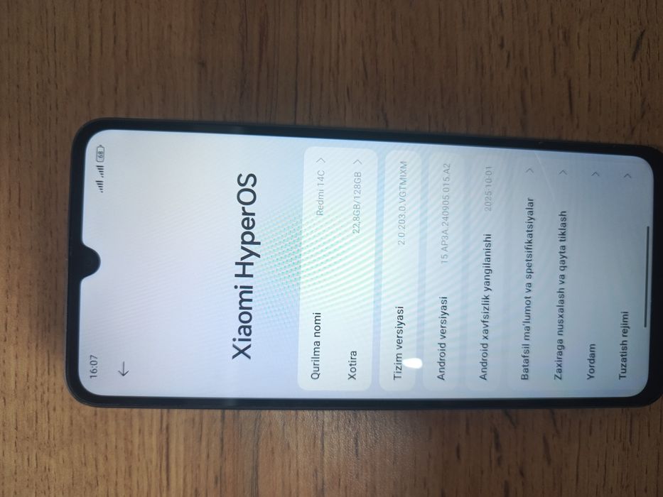 Redmi 14C srochna sotiladi