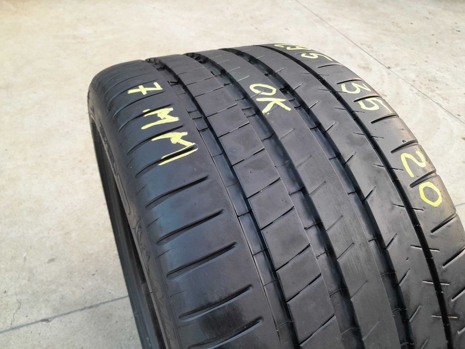 O anvelopa de vara 295 35 20 michelin super sport profil de 7 mm