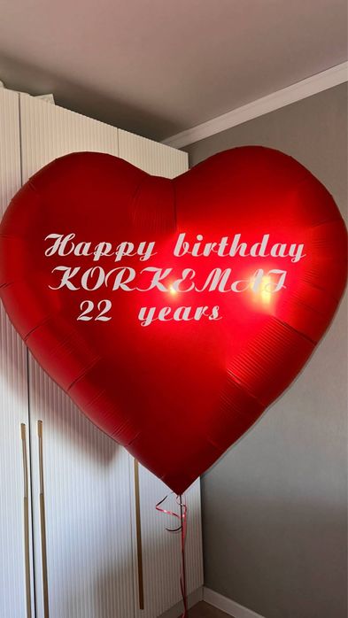 Гелевые шары Гигант шары+надпись