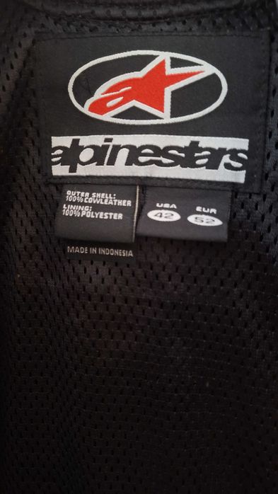 Alpinestars мъжко кожено яке