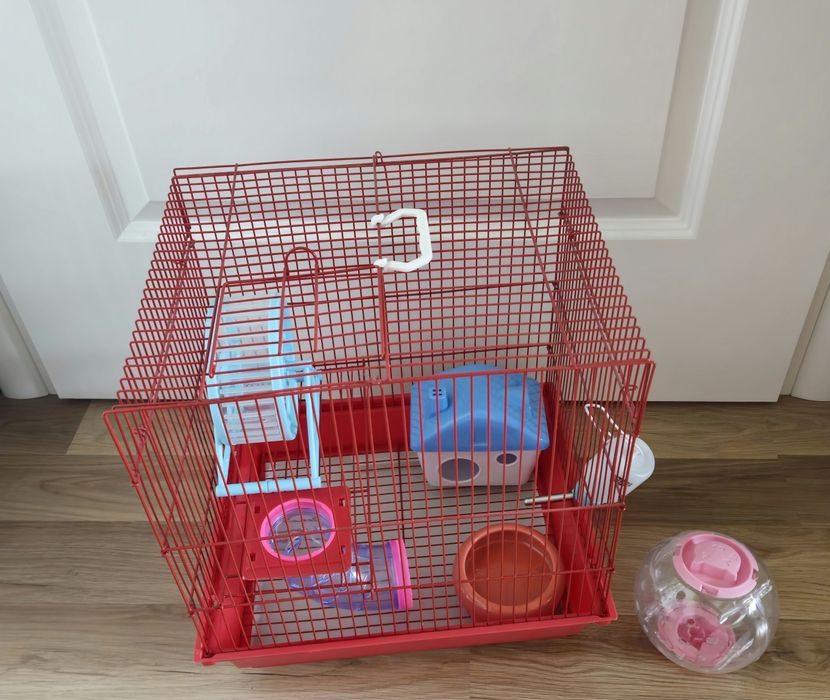 Cușcă pentru hamster cu accesorii