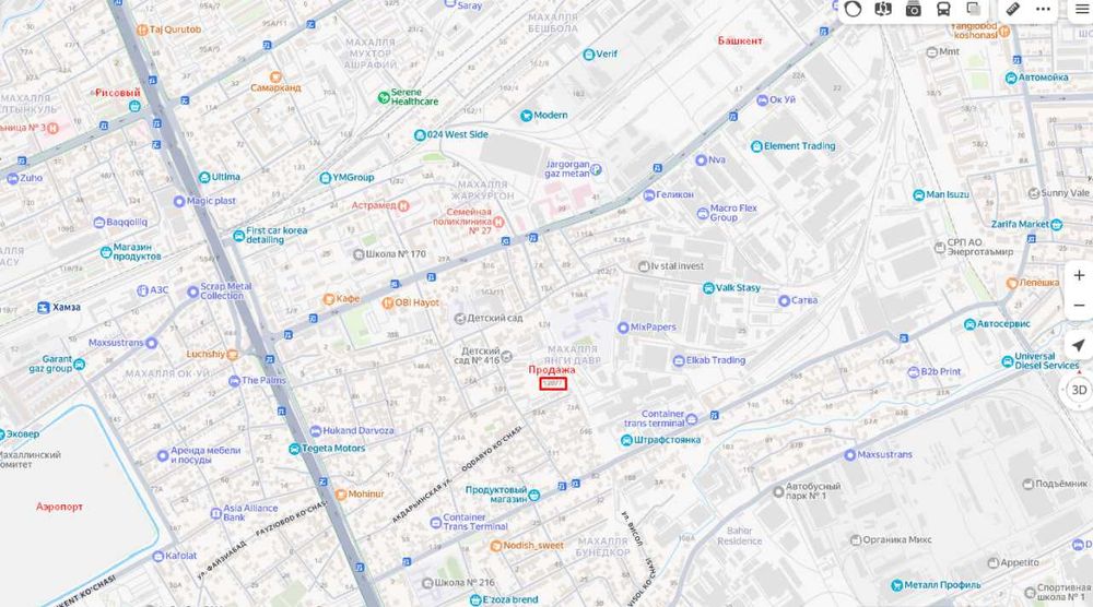 3-ком квартира без ремонта с гаражом, кирпич 3/2/2