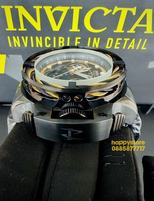 часовник INVICTA Reserve I-Force Chronograph Black 52 mm, Инвикта нов