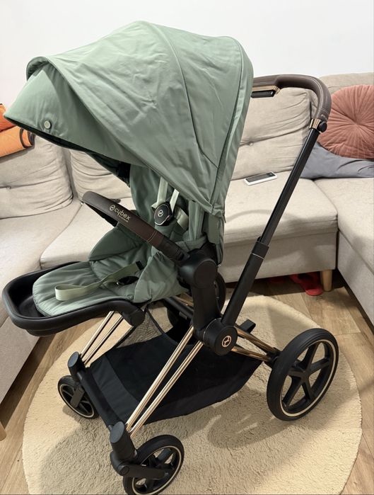 Cybex priam platinum leaf green