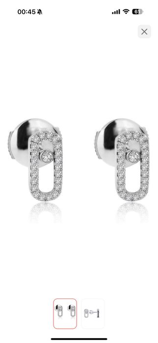 Продам серьги серебро