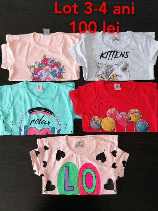 Vând lot de 5 tricouri noi