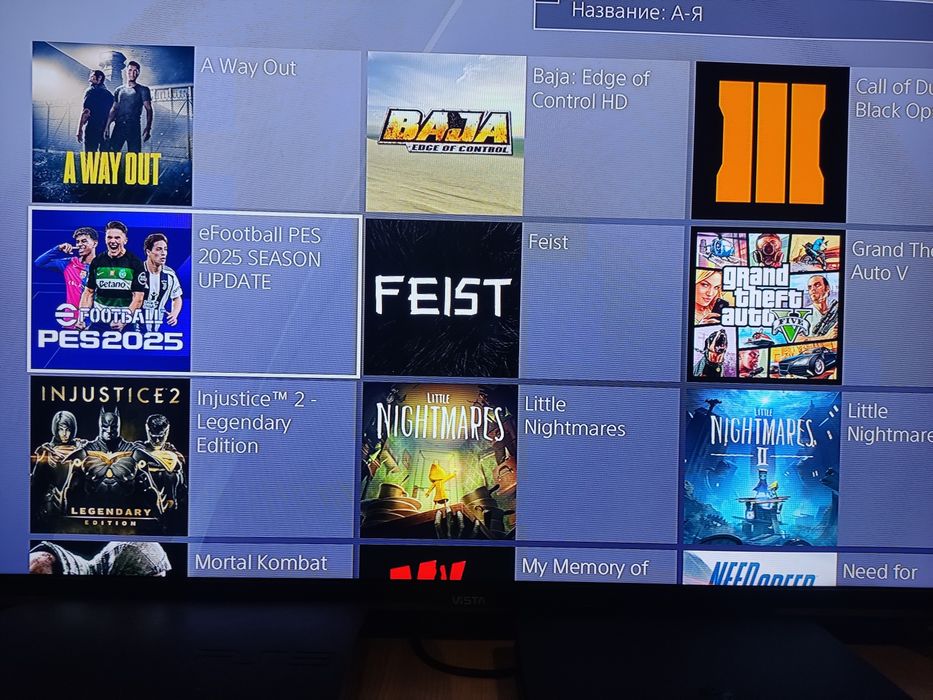 Playstation4 slim 500 gb 6.72 hen oʻrnatilgan