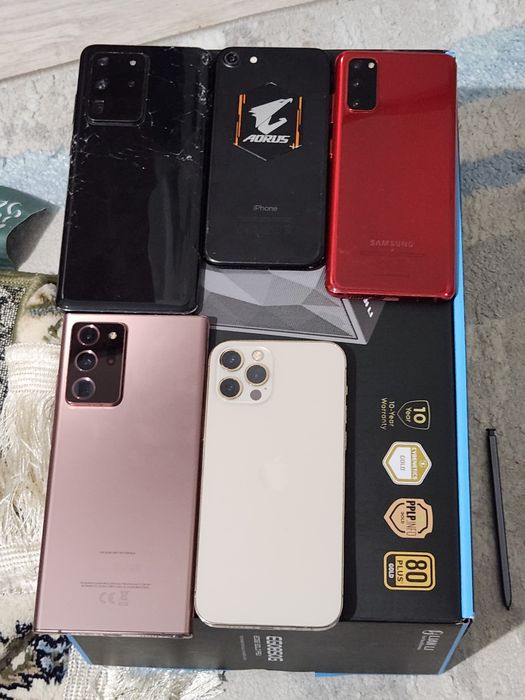 Телефоны и стилус(note 20 )